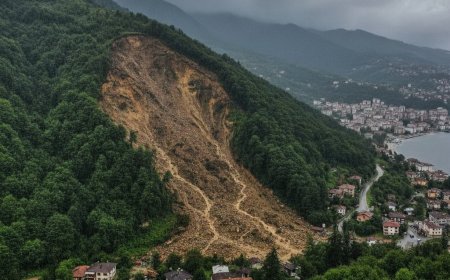 Trabzon (Ortahisar) İlçesinin heyelan risk durumu